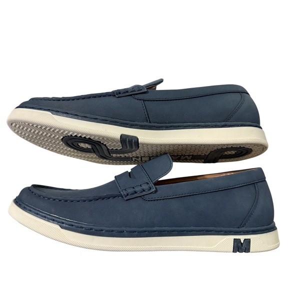 Steve Madden Navy Nubuck Loafers · Size 9 main image 6